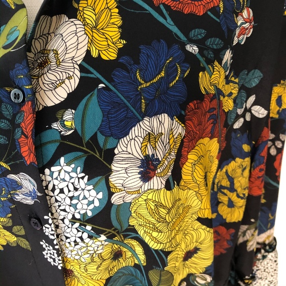 Sandro Silk Floral Blouse - Picture 5 of 11
